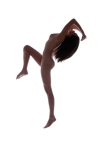 stock image Dancing naked woman