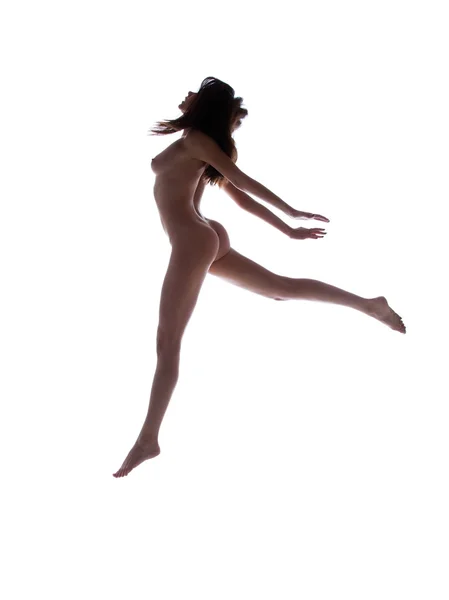 stock image Dancing naked woman